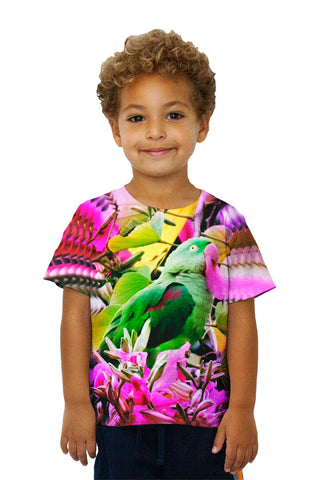 Kids Pink Flower Parrot