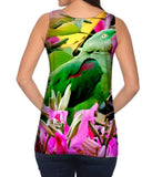Pink Flower Parrot