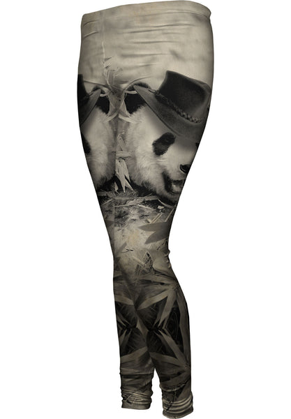 Bamboo Cowboy Panda Womens Leggings