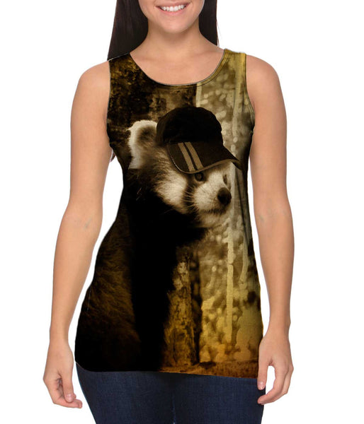 Cap Red Panda&nbsp;Womens Tank Top