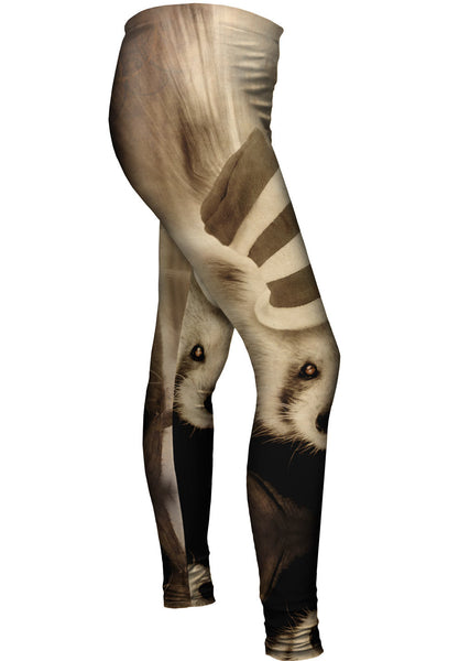 Crazy Hat Panda&nbsp;Womens Leggings