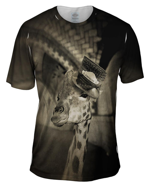 Subway Giraffe Mens T-Shirt