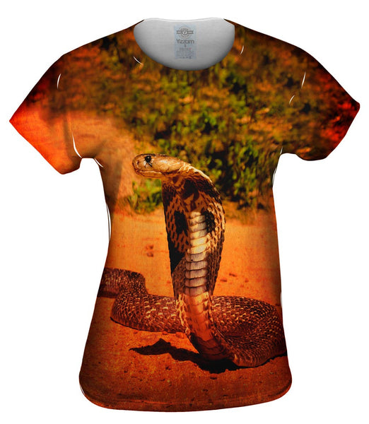 Orange Cobra Womens Top