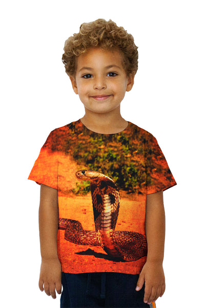 Kids Orange Cobra&nbsp;Kids T-Shirt