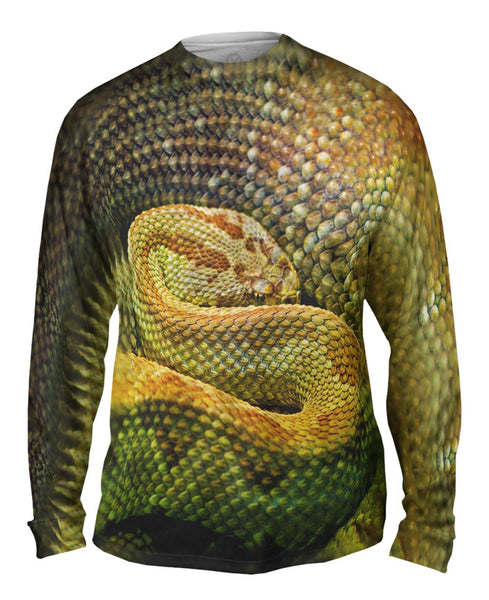 Watchful Rattle Snake Mens Long Sleeve
