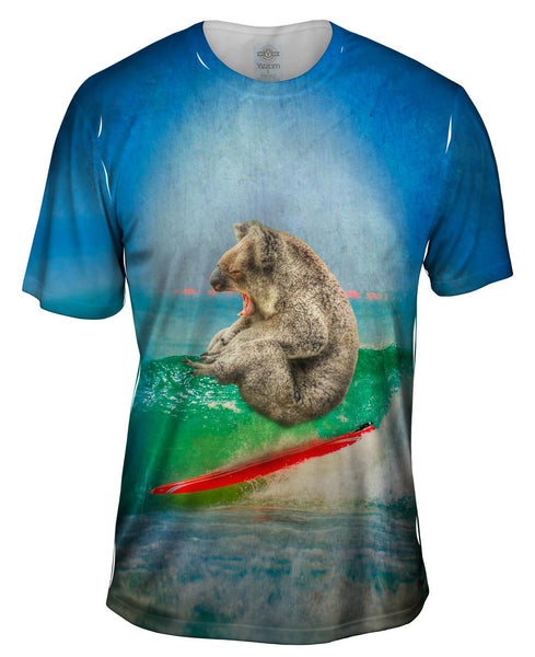Surf Koala Mens T-Shirt