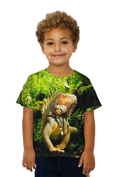 Kids Deep Jungle Iguana Kids T-Shirt