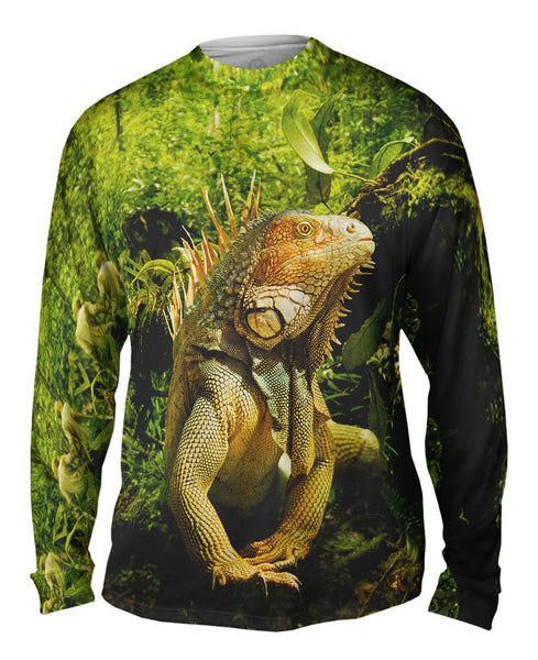 Deep Jungle Iguana&nbsp;Mens Long Sleeve
