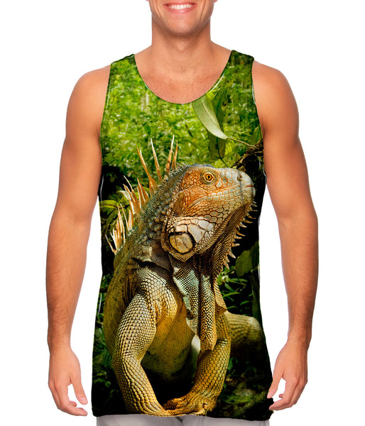 Deep Jungle Iguana&nbsp;Mens Tank Top