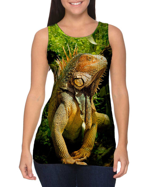 Deep Jungle Iguana&nbsp;Womens Tank Top