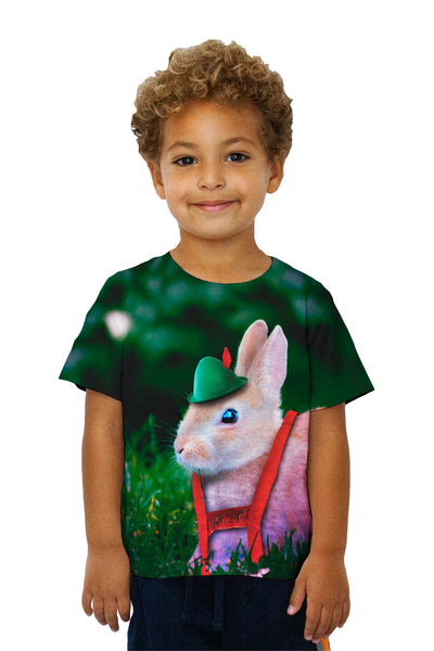 Kids Alpine Hiker Bunny Kids T-Shirt