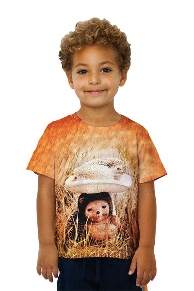Kids White Statue Hedge Hog&nbsp;Kids T-Shirt
