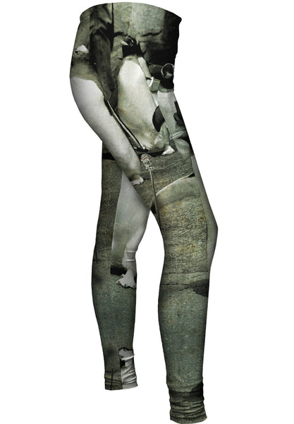 Dancing Top Hat Penguin&nbsp;Womens Leggings