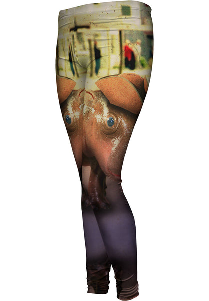 Tree Corner Hat Pygmy Hippo&nbsp;Womens Leggings