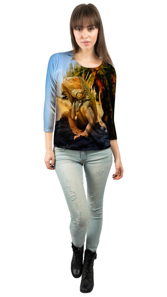 Coast Beach Iguana&nbsp;Womens 3/4 Sleeve
