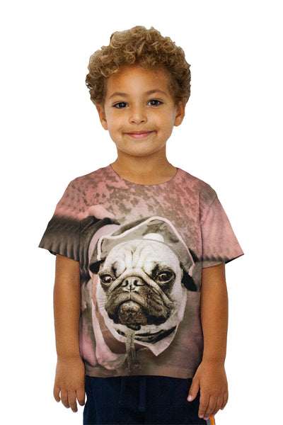 Kids Pirate Beach Pug&nbsp;Kids T-Shirt