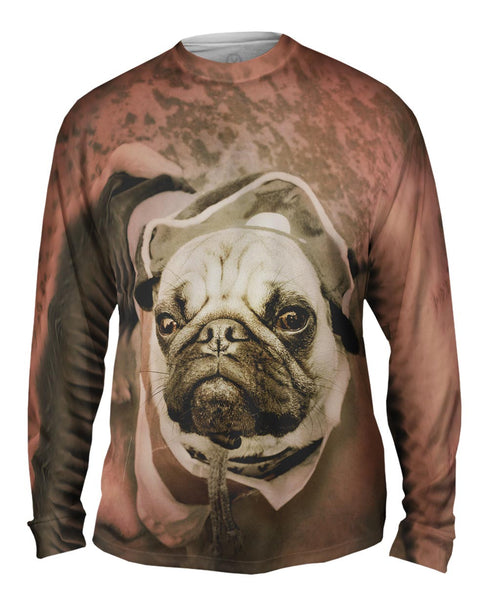 Pirate Beach Pug&nbsp;Mens Long Sleeve