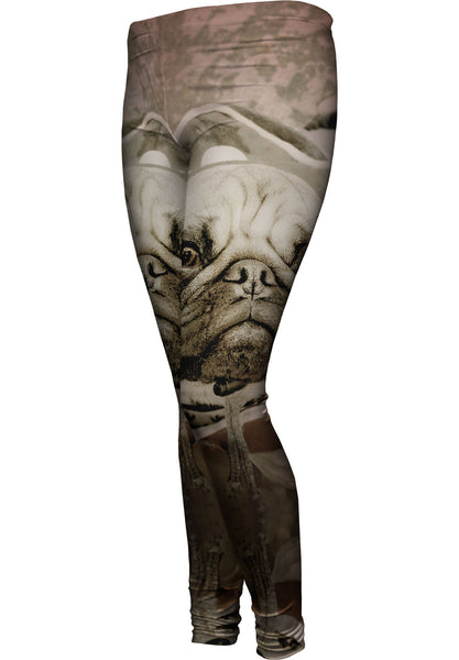 Pirate Beach Pug&nbsp;Womens Leggings