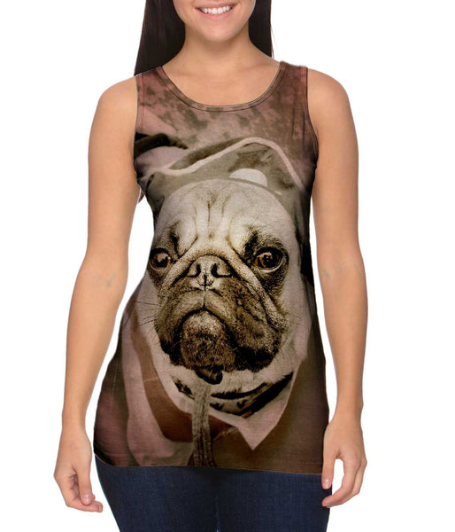 Pirate Beach Pug&nbsp;Womens Tank Top