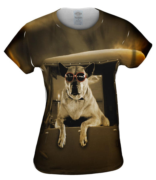 Pick-Up Truck Dog Womens Top