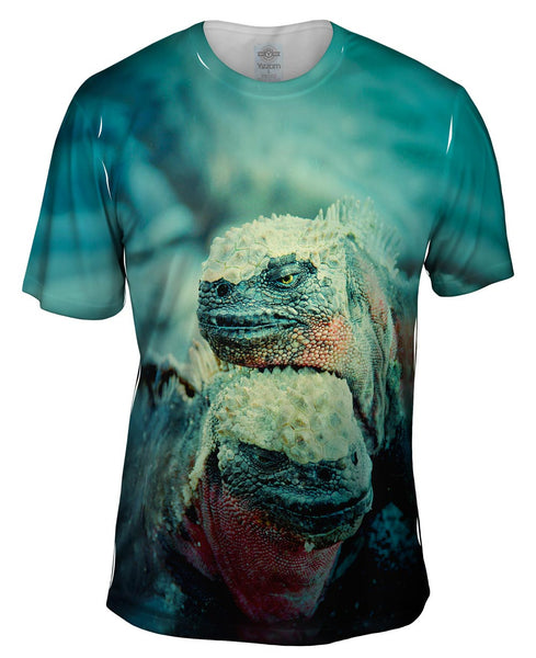Galapagos Iguana Duo Mens T-Shirt