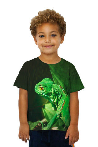 Kids Green Iguana Jungle