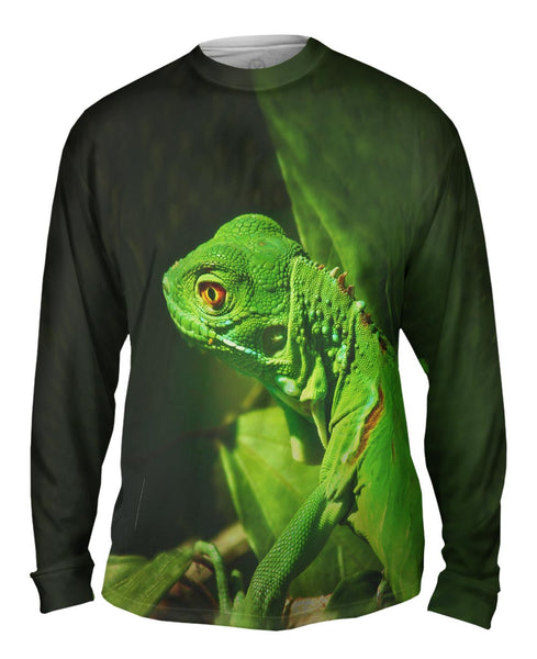 Green Iguana Jungle&nbsp;Mens Long Sleeve