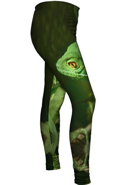 Green Iguana Jungle&nbsp;Womens Leggings