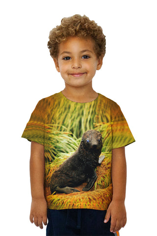 Kids Black Grass Seal