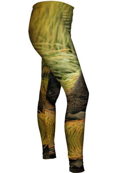 Black Grass Seal&nbsp;Womens Leggings