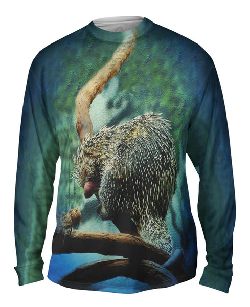 Cute Prehensile Porcupine&nbsp;Mens Long Sleeve
