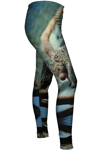 Cute Prehensile Porcupine&nbsp;Womens Leggings