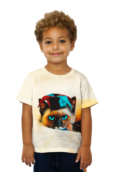 Kids Siamese Party Cat&nbsp;Kids T-Shirt