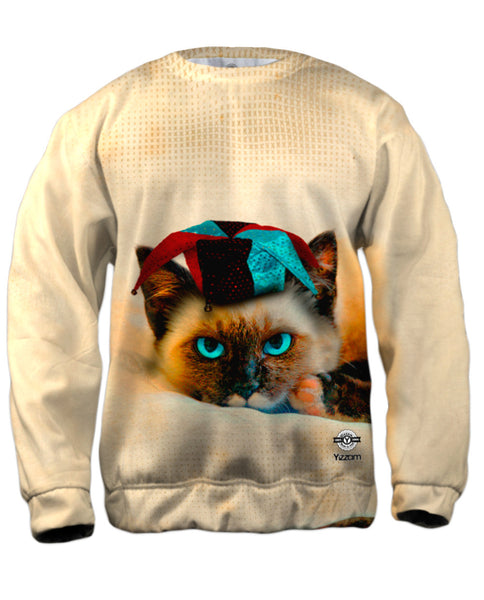 Siamese Party Cat&nbsp;Mens Sweatshirt