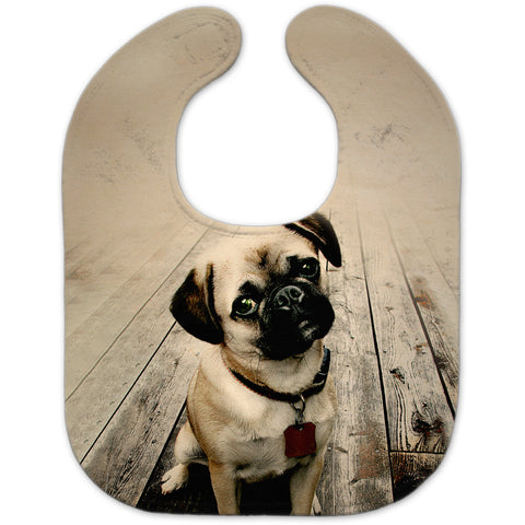 Vintage Wood Pug