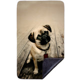 Vintage Wood Pug