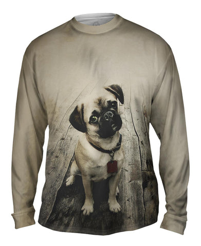 Vintage Wood Pug