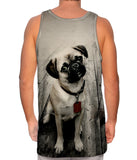 Vintage Wood Pug