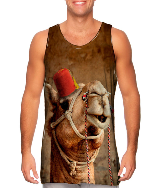 Arabian Fez Camel Mens Tank Top