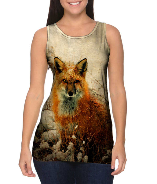 Vintage Snow Fox&nbsp;Womens Tank Top