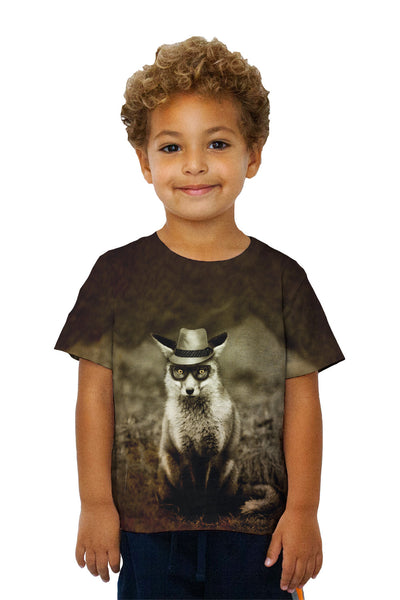 Kids Leer Fedora Fox&nbsp;Kids T-Shirt