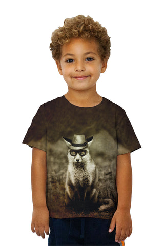 Kids Leer Fedora Fox