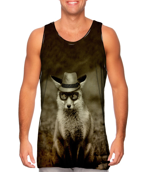 Leer Fedora Fox&nbsp;Mens Tank Top