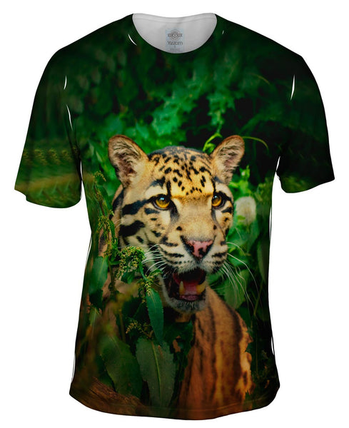 Clouded Leopard Jungle Mens T-Shirt