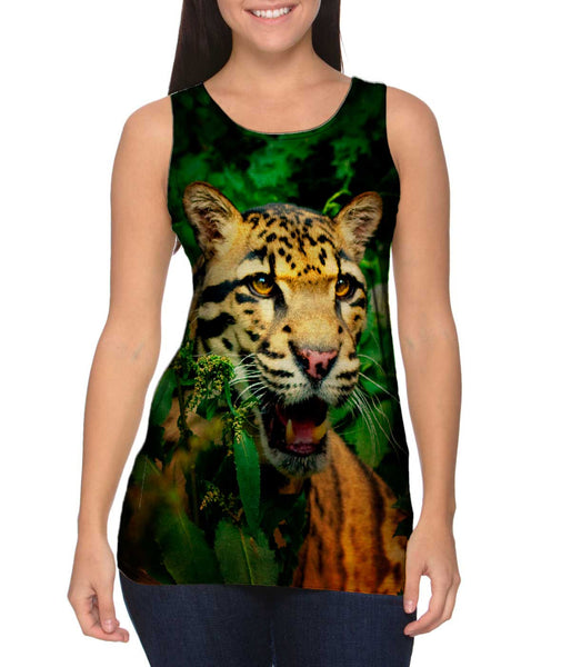 Clouded Leopard Jungle&nbsp;Womens Tank Top