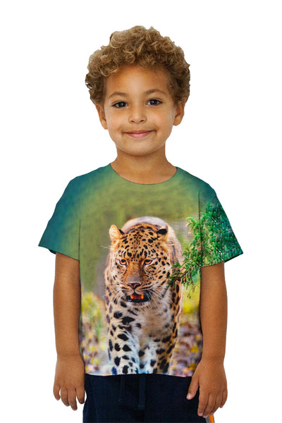 Kids Amur Leopard Jungle&nbsp;Kids T-Shirt