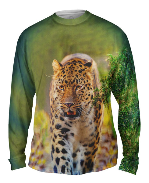 Amur Leopard Jungle&nbsp;Mens Long Sleeve
