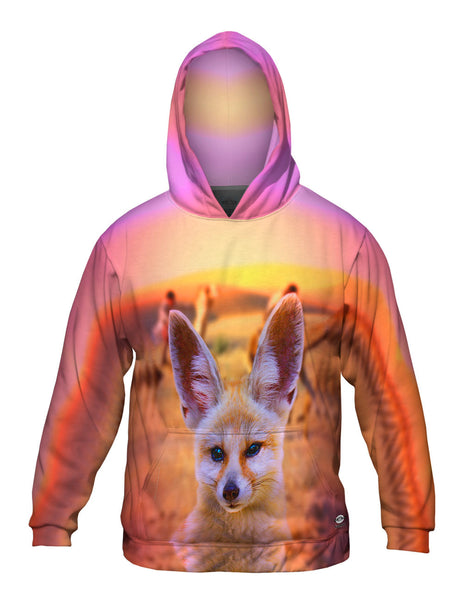Civil Fennec Fox Mens Hoodie Sweater