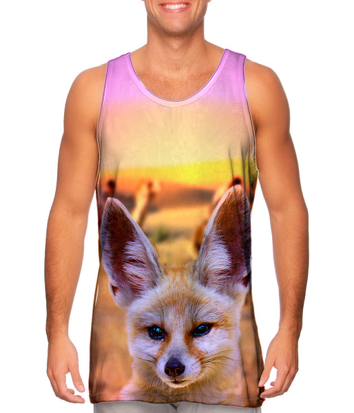 Civil Fennec Fox Mens Tank Top