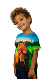 Kids Red Horse Beauty